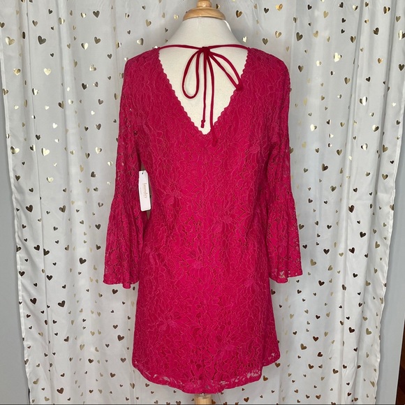 LACE SHIFT DRESS - Picture 4 of 15
